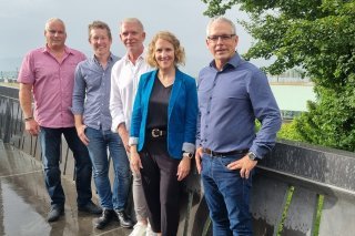Les cinq candidats du PLR de Port-Valais